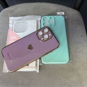 iPhone 15 Pro Max Cases w Screen Protectors.